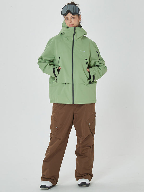 Mountain Breaker Anorak Snowboardjacke für Damen mit passender Cargo-Schneehose