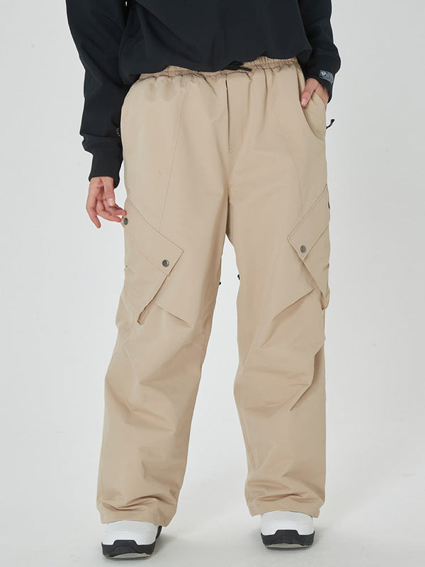 Mountain Chill Damen-Skihose im Baggy-Stil mit 2 praktischen Cargotaschen