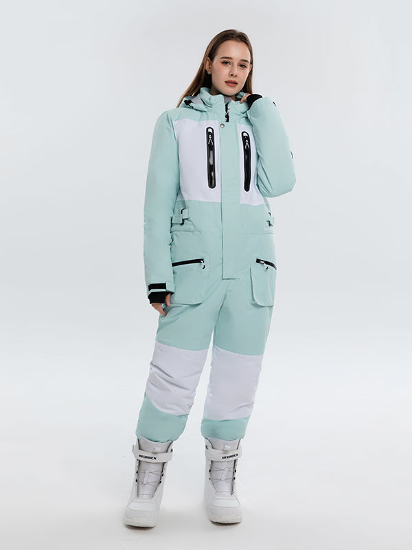 Arctic Queen Slope Star Icon Skianzüge für Damen, Winter-Schneeoveralls