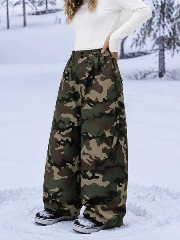 Damen Allzweck-Snowboardhose Urban Vibe Strapazierfähige Freestyle Baggy Hose