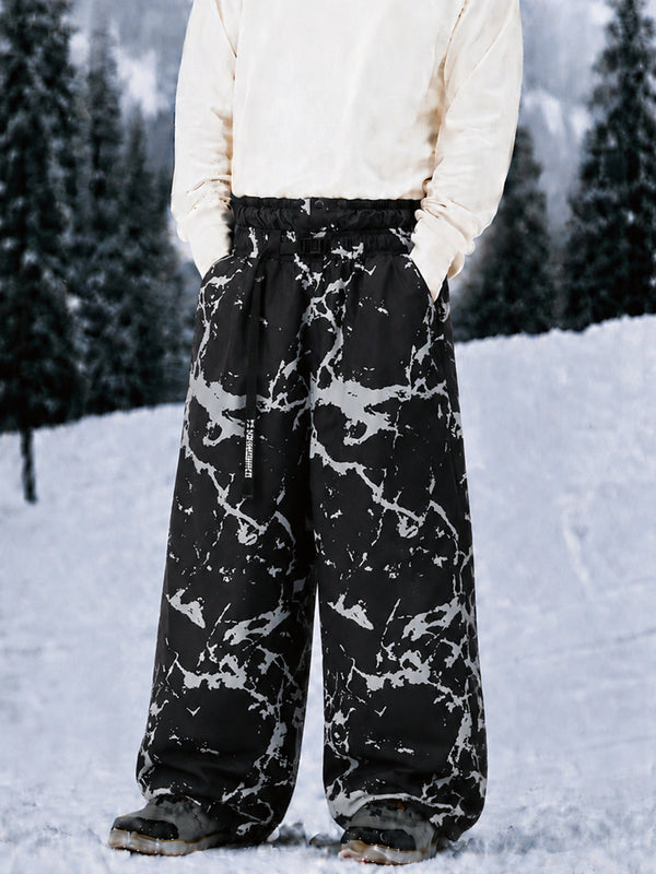 Hyper Beast Herren-Snowboardhose, strapazierfähig, vielseitig, Freestyle, Baggy-Design