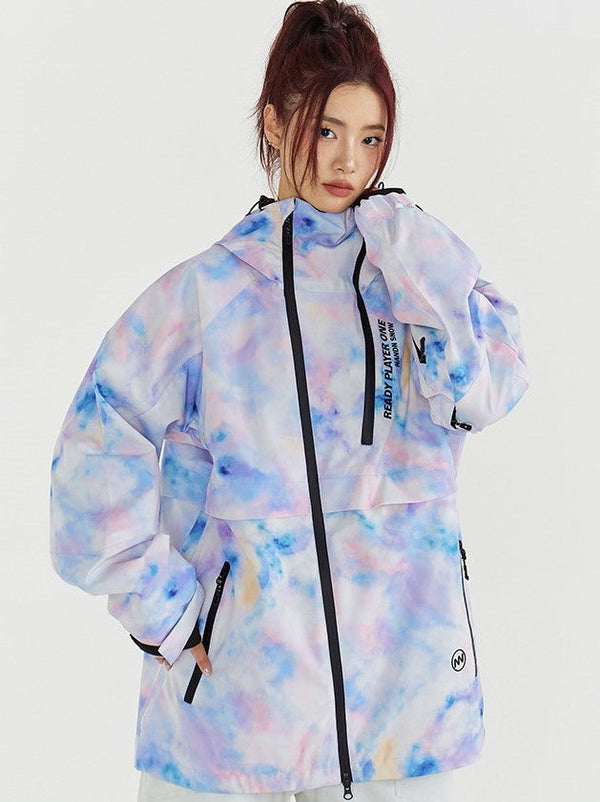 Nandn Candy Snow Oversize-Skijacke für Herren