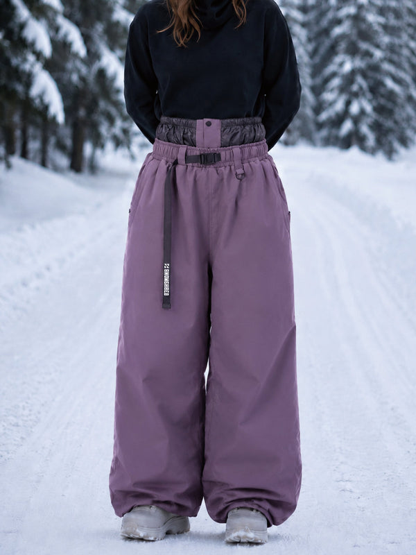 Hyper Beast Damen-Snowboardhose, strapazierfähig, vielseitig, Freestyle, Baggy-Design