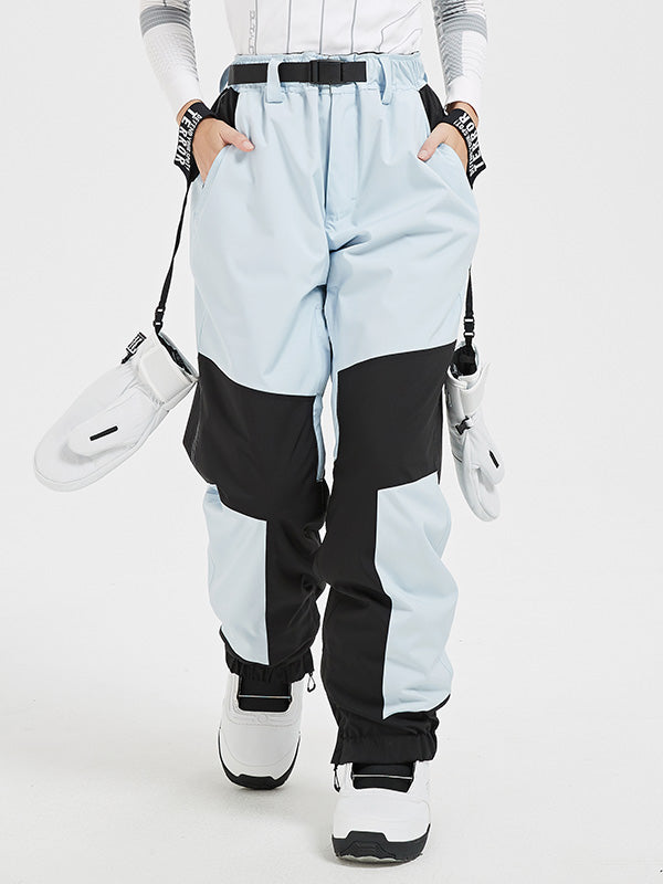 Wasserdichte zweifarbige Snowboardhose von Mountain Pro für Damen