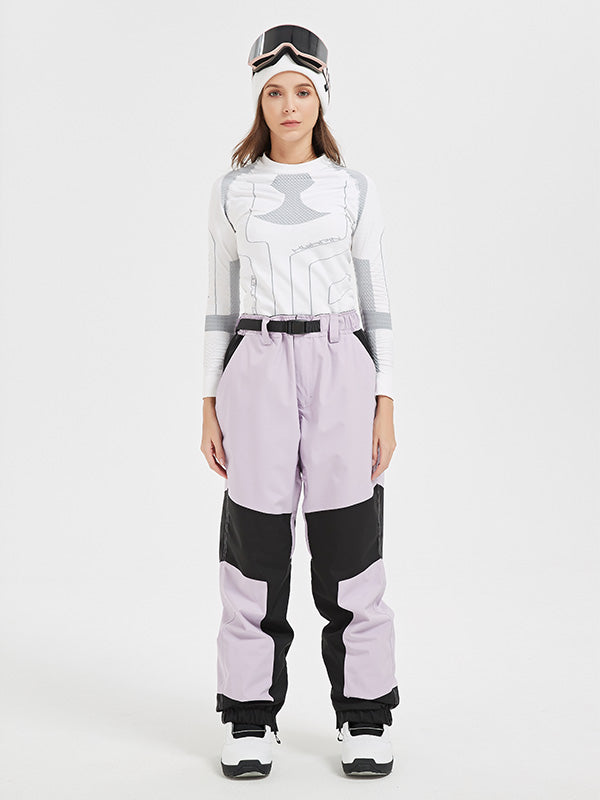 Wasserdichte zweifarbige Snowboardhose von Mountain Pro für Damen
