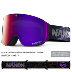 Nandn Unisex Snowboard-Schutzbrille zum Öffnen