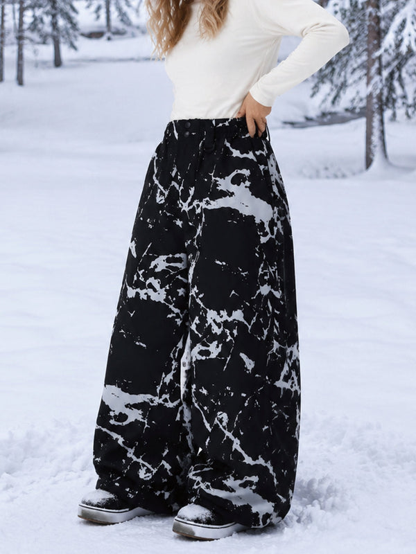 Damen Allzweck-Snowboardhose Urban Vibe Strapazierfähige Freestyle Baggy Hose