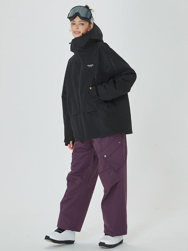 Mountain Breaker Anorak Snowboardjacke für Damen mit passender Cargo-Schneehose