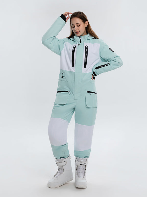 Arctic Queen Slope Star Icon Skianzüge für Damen, Winter-Schneeoveralls