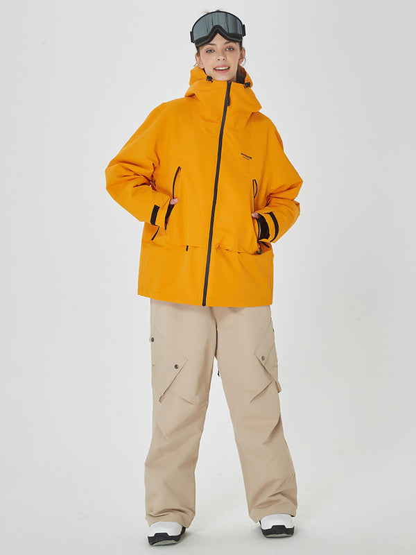 Mountain Breaker Anorak Snowboardjacke für Damen mit passender Cargo-Schneehose