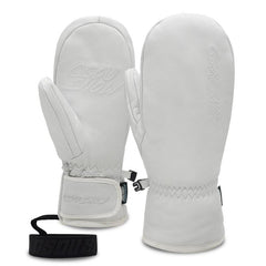Gsou Snow Winterhandschuhe aus Ziegenleder für Damen – Allwetter-Schneehandschuhe