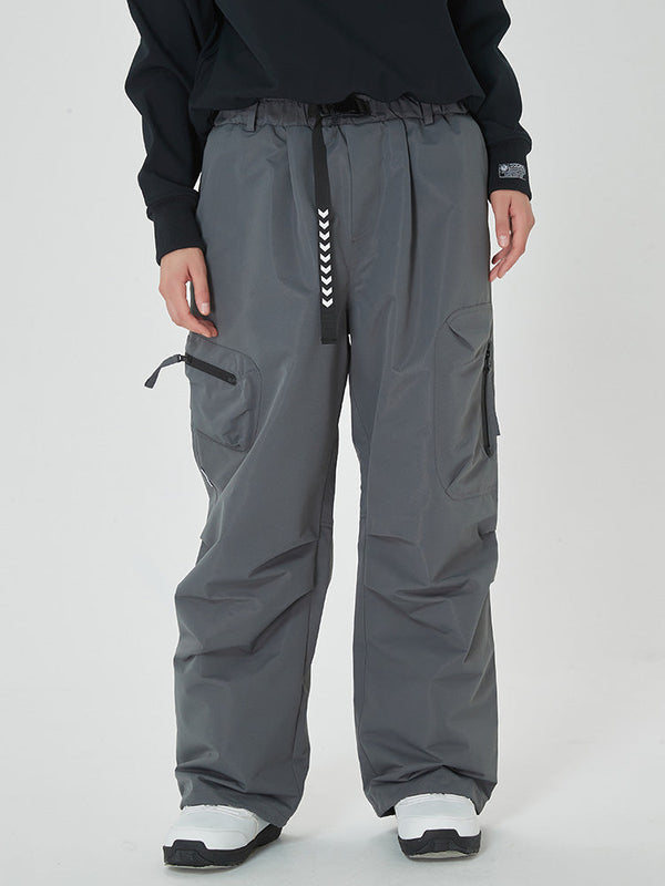 Damen-Skihose „Mountain Expedition“ mit weitem Sitz und seitlichen Cargotaschen