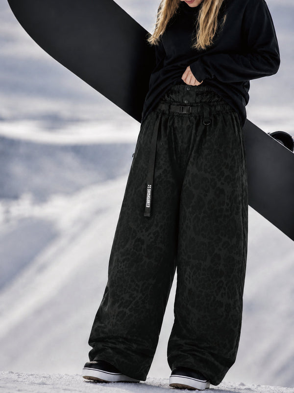 Hyper Beast Damen-Snowboardhose, strapazierfähig, vielseitig, Freestyle, Baggy-Design