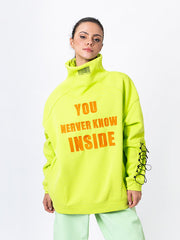Snowall Unisex High Collar Snowshred Mountain Snow Hoodie für Damen und Herren