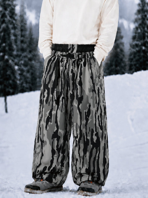 Hyper Beast Herren-Snowboardhose, strapazierfähig, vielseitig, Freestyle, Baggy-Design