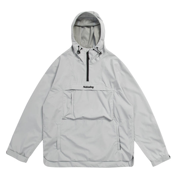 Nobaday Dawn Damen-Windbreaker-Anorak mit großer Tasche, Snowboardjacke
