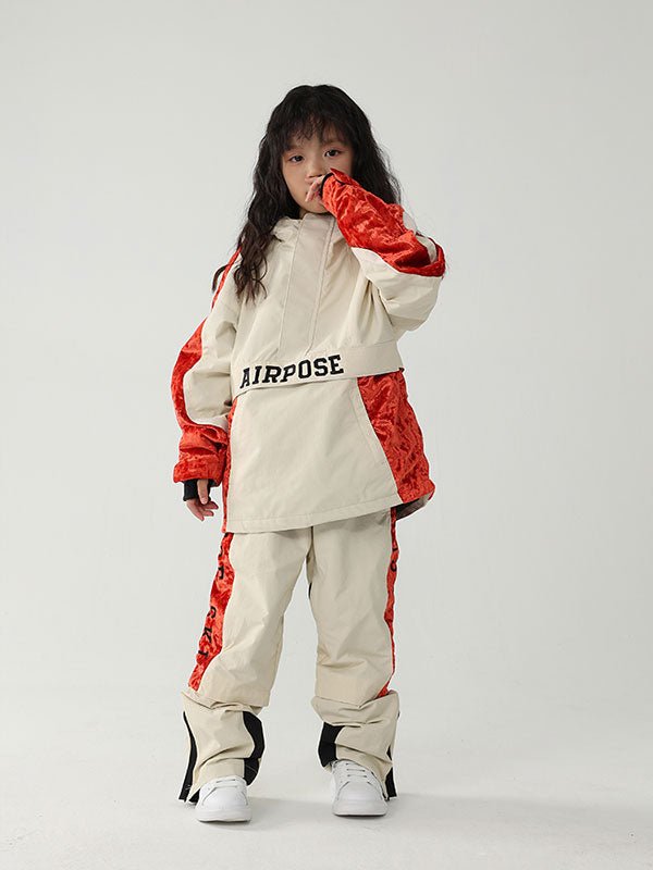 Air Pose Anorak-Schneejacke und -hose für Kinder mit Blumenmuster