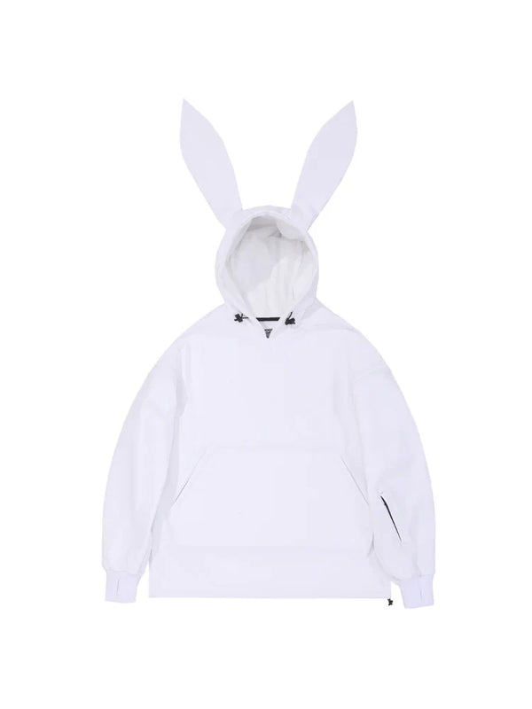 Doorek Unisex Niedlicher Hasen-Hoodie, wasserdicht, für Schnee geeignet