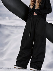TerrainFlex Freestyle Oversized Cargo Snowboardhose für Damen – Crew Edition