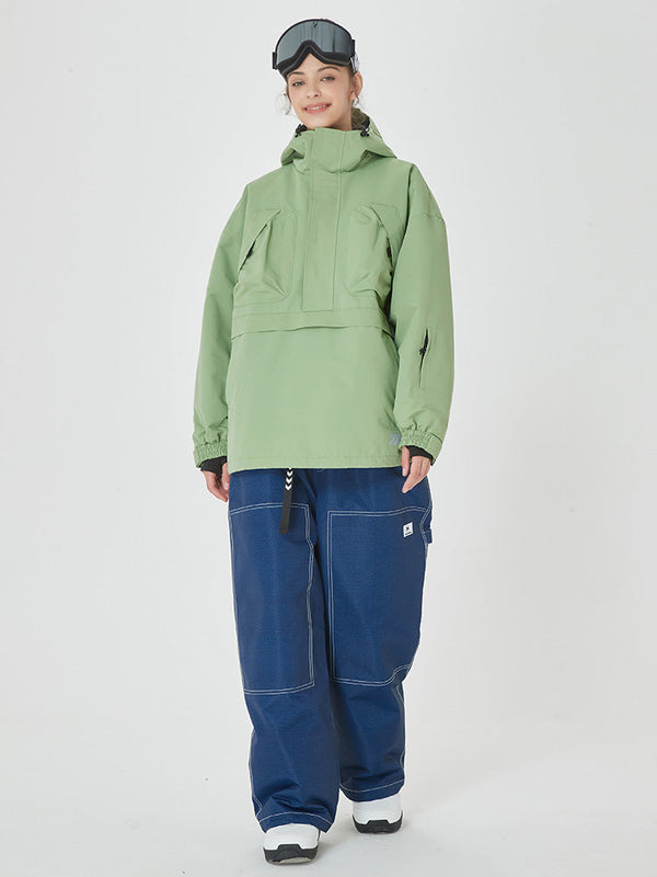 Damen Mountain Freerider Baggy Anorak Snowboardjacke & Hosen-Set