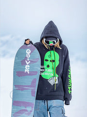 Snowall Unisex Gangster Swagger Snowscape Hoodie für Herren, wasserabweisend