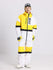 Cosone Winter-Windbreaker-Set für Herren mit Reißverschluss und Farbblock-Design, bestehend aus Jacke und Hose