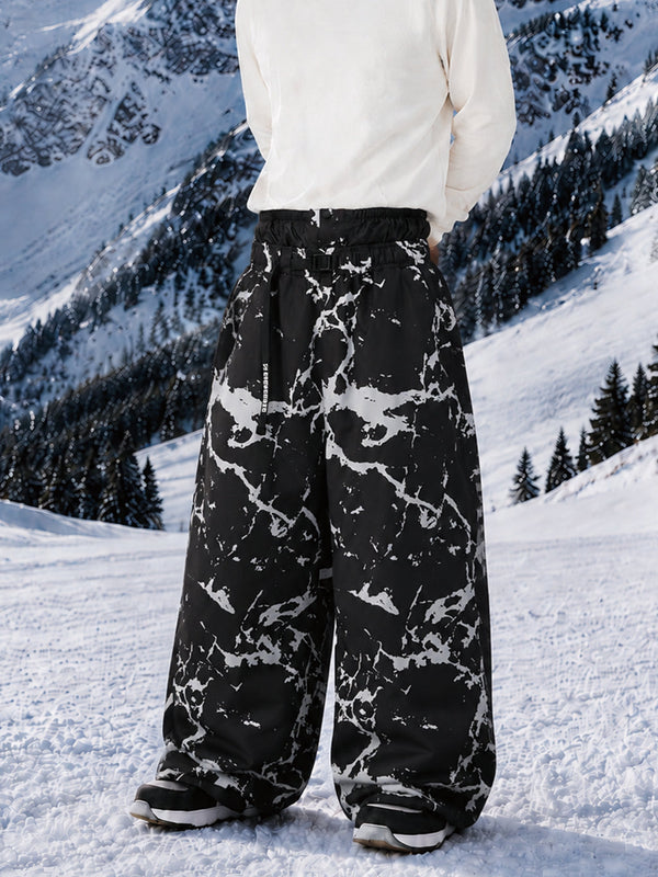 Hyper Beast Herren-Snowboardhose, strapazierfähig, vielseitig, Freestyle, Baggy-Design