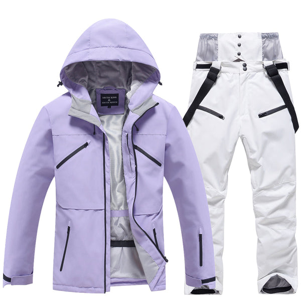 Herren-Skijacke und -hose mit Isolierung für Mountain Shredding