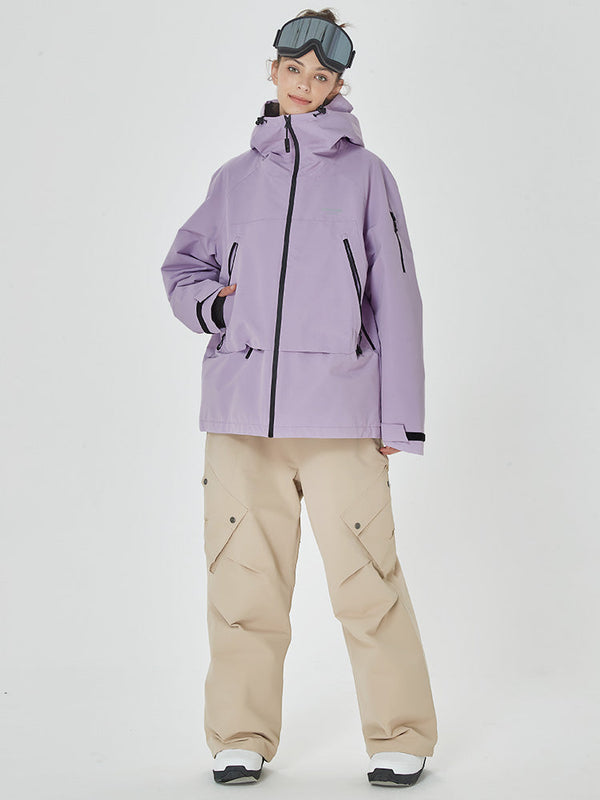 Mountain Breaker Anorak Snowboardjacke für Damen mit passender Cargo-Schneehose