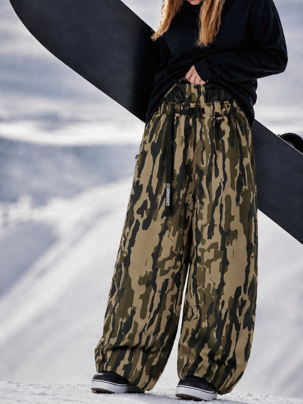Hyper Beast Damen-Snowboardhose, strapazierfähig, vielseitig, Freestyle, Baggy-Design