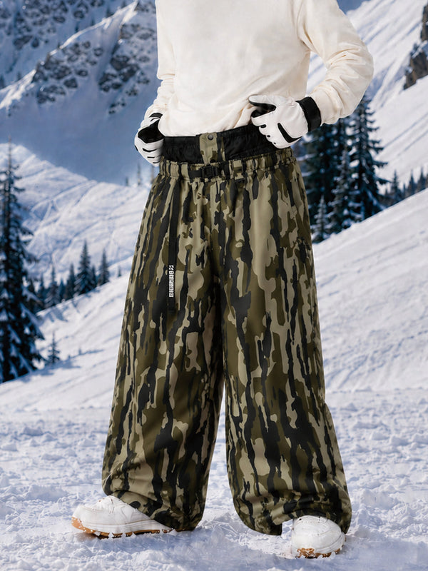 Hyper Beast Herren-Snowboardhose, strapazierfähig, vielseitig, Freestyle, Baggy-Design