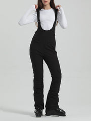 Gsou Snow Elegante Stretch-Skihose mit ausgestelltem Bein für Damen