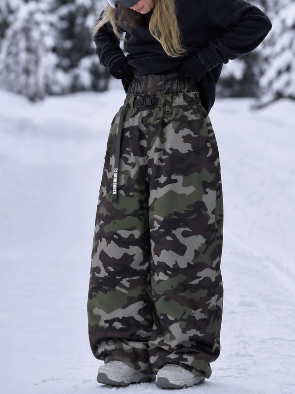Hyper Beast Damen-Snowboardhose, strapazierfähig, vielseitig, Freestyle, Baggy-Design