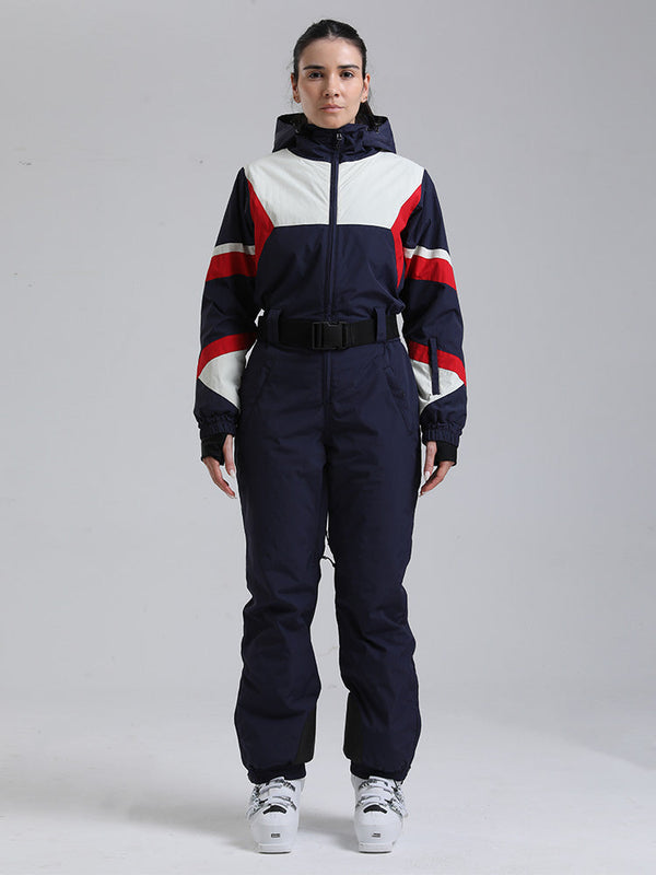 Gsou Snow ChillTrack Classic Retro Skianzug für Damen – Vintage-Skioutfits der 80er Jahre