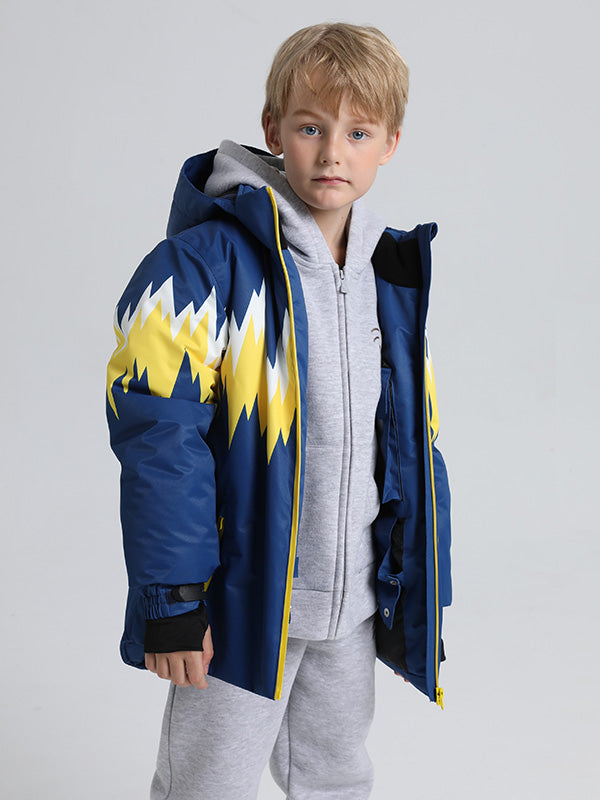 Phibee Lightning Daunen-Schneejacke für Jungen und Mädchen