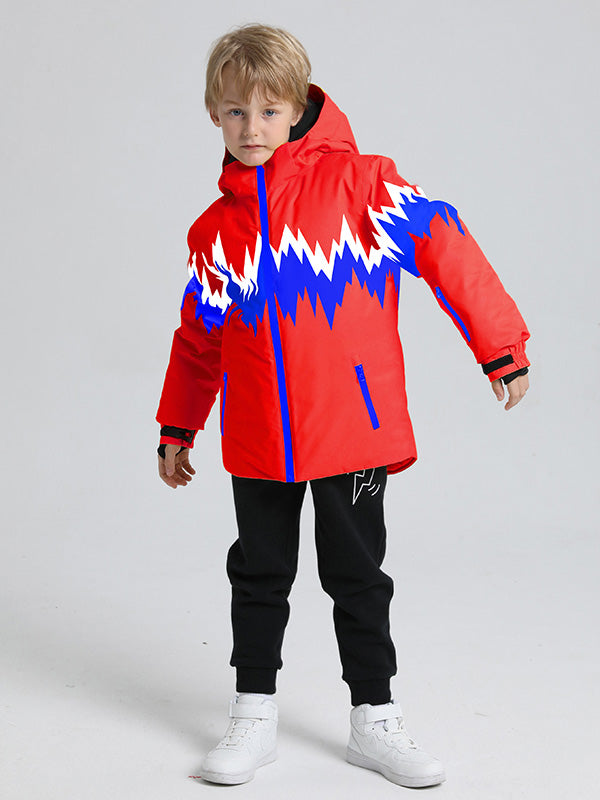 Wasserdichte Schneejacke mit Entendaunen für Mädchen und Jungen