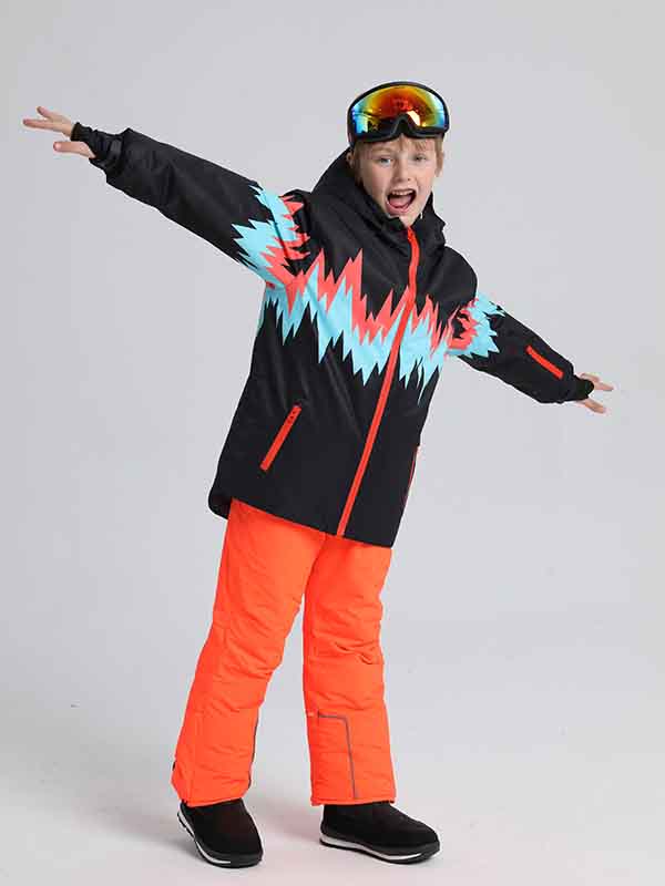 Phibee Lightning Daunen-Schneejacke für Jungen und Mädchen