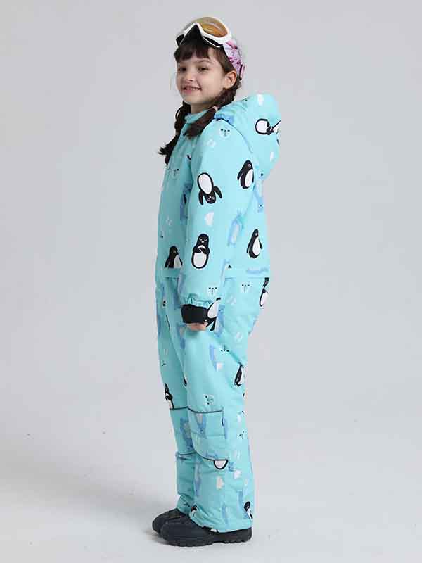 Pinguin-Einteiler-Schneeanzüge für Jungen und Mädchen