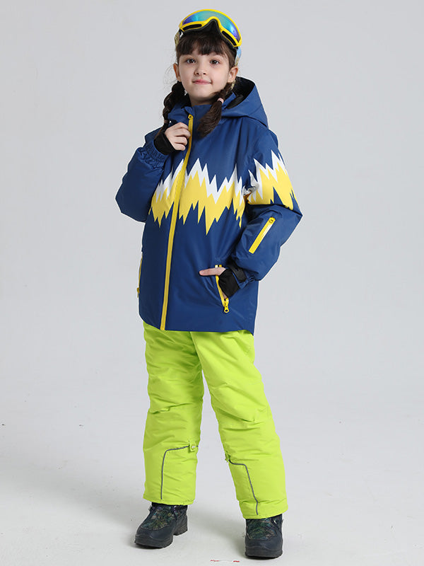 Wasserdichte Schneejacke mit Entendaunen für Mädchen und Jungen