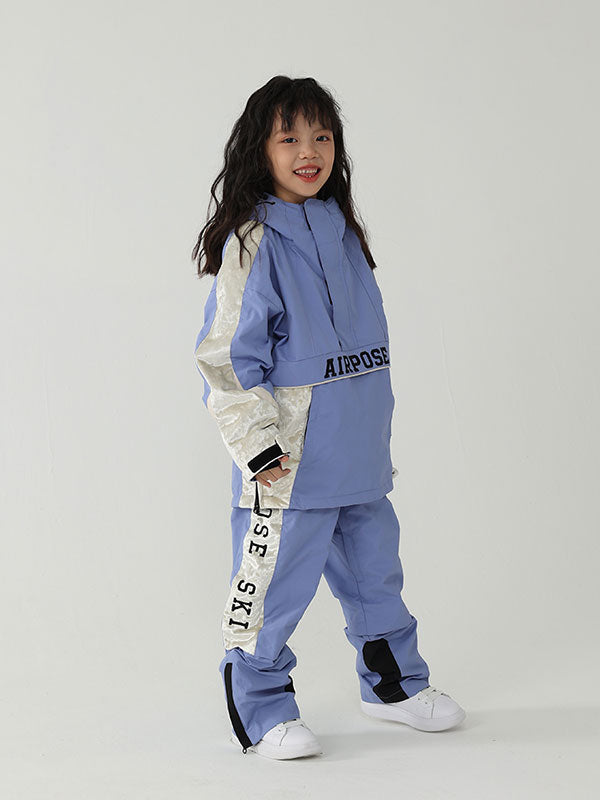 Air Pose Anorak-Schneejacke und -hose für Kinder mit Blumenmuster