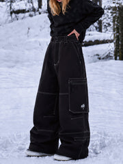Utility Wild Soul Crew Damen-Snowboardhose mit robusten Nähten und lockerer Passform