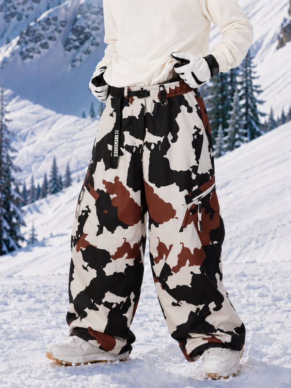 Pantalon de snowboard cargo oversize TerrainFlex Freestyle pour homme – Édition Crew