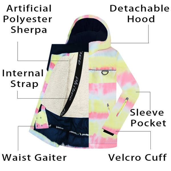 Phibee Sweet Princess Schneejacke für Mädchen