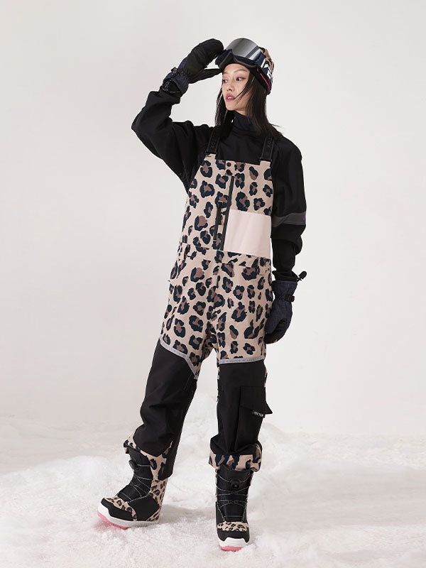 Vector Mountain Discover Colorblock Ski-Latzhose für Damen