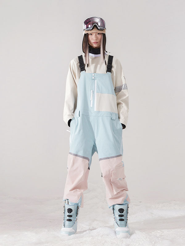 Vector Mountain Discover Colorblock Ski-Latzhose für Herren