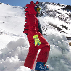 Unisex Wasserdichter Winter-Einteiler-Schneeanzug für Kinder, tierfreundlich