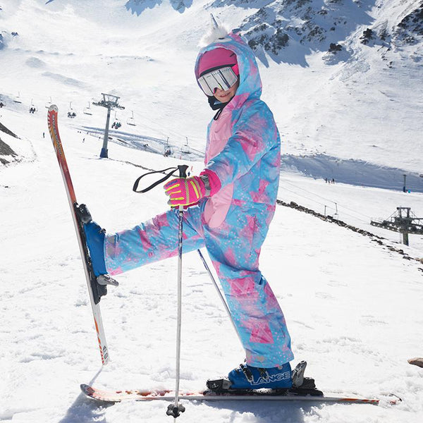 Unisex-Winter-Schneeanzüge, wasserdicht, tierfreundlich, einteilig, für Jungen und Mädchen
