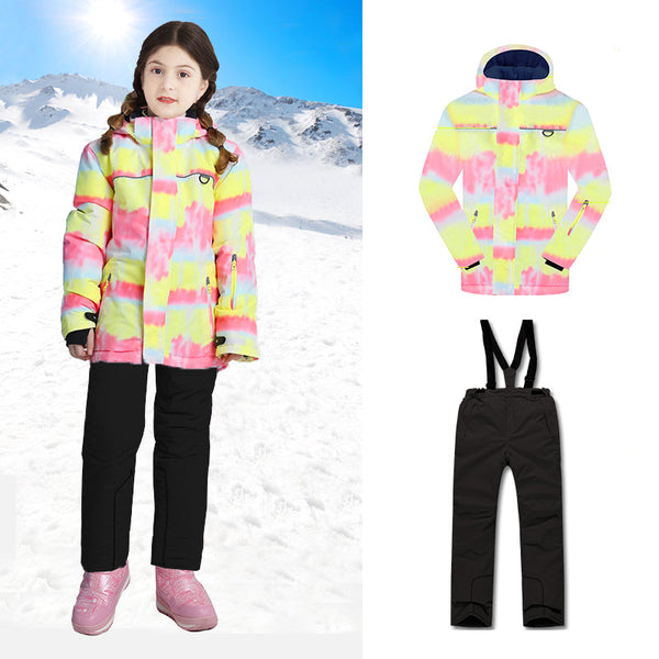 Phibee Sweet Princess Schneejacken- und Hosen-Set für Mädchen