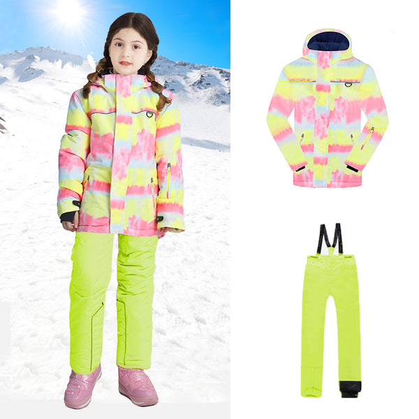 Phibee Sweet Princess Schneejacken- und Hosen-Set für Mädchen