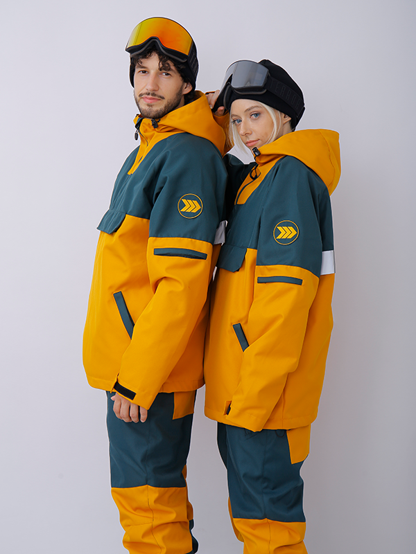 Snowshred Alpine Ranger Colorblock Anorak-Schneejacke für Herren